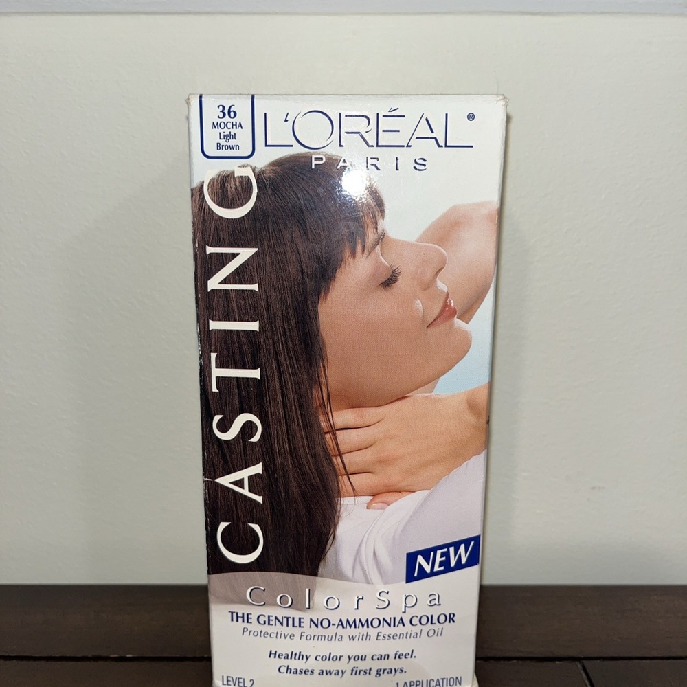 Vintage‎ Loreal Paris Casting Creme Colorspa 36 Mocha Light Brown Discontinued